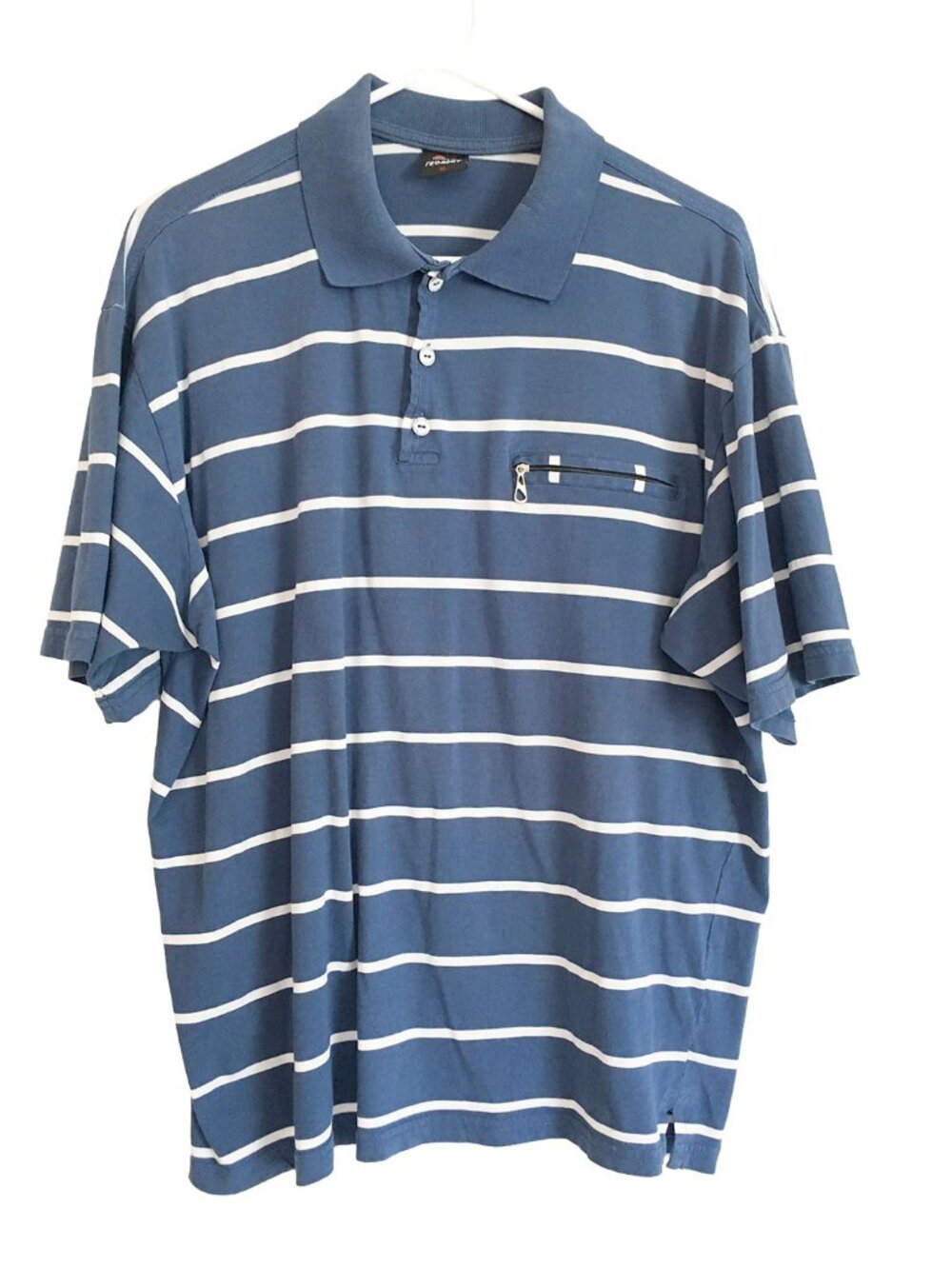 Men's Blue Polo Shirt Size XL